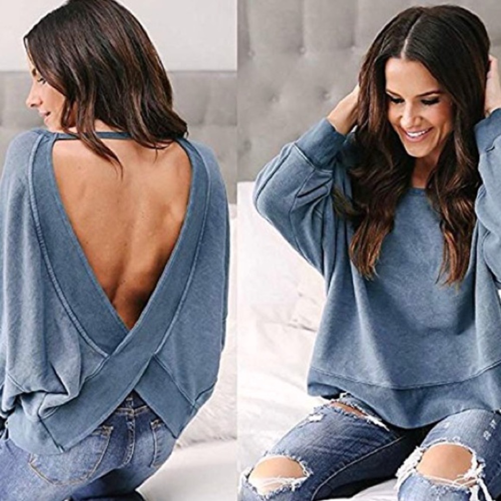 ⭐️HOST PICK⭐️💍ISABELLA Womens Open Back Top💍